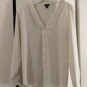 Ann Taylor white blouse